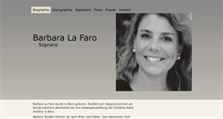 Desktop Screenshot of barbara-la-faro.ch